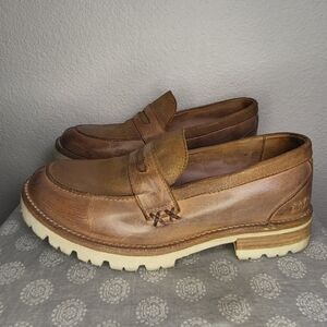 Bed Stu Reina III Leather Loafers with Lug Soles size 9